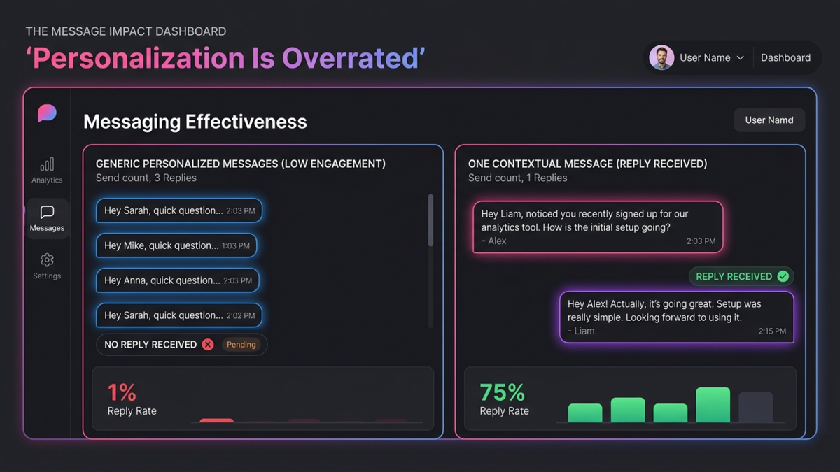 Personalization Is Overrated (Here’s What Actually Gets Replies)