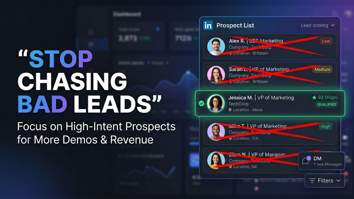 Stop Chasing Bad Leads: How to Qualify LinkedIn Prospects Before You Send a Single DM