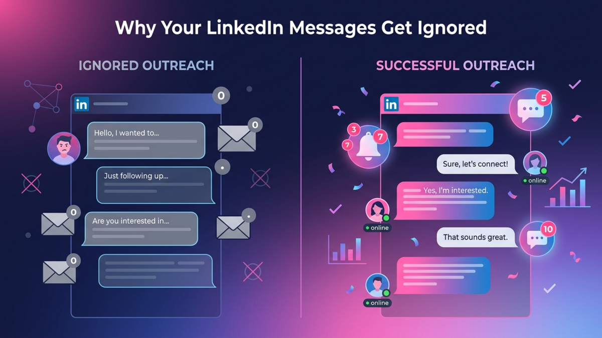 Why Youāre Getting Ignored on LinkedIn (And How to Fix Your Outreach Fast)