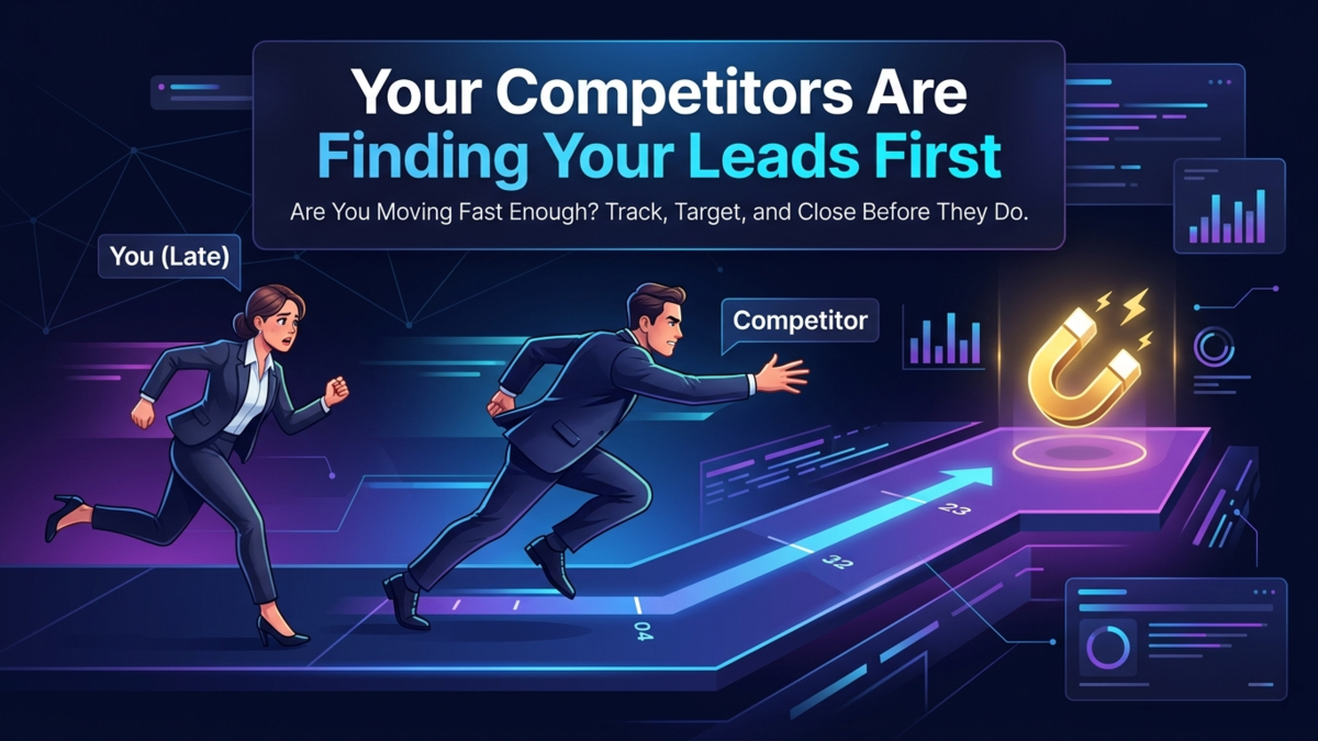 Your Competitors Are Closing Your Leads — Here’s Exactly How They’re Finding Them First